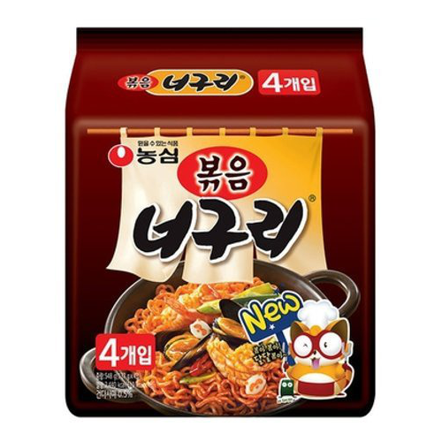 [Nongshim] Stir Fried Neoguri (Multi) 137g x 4pack - 8EA/CTN