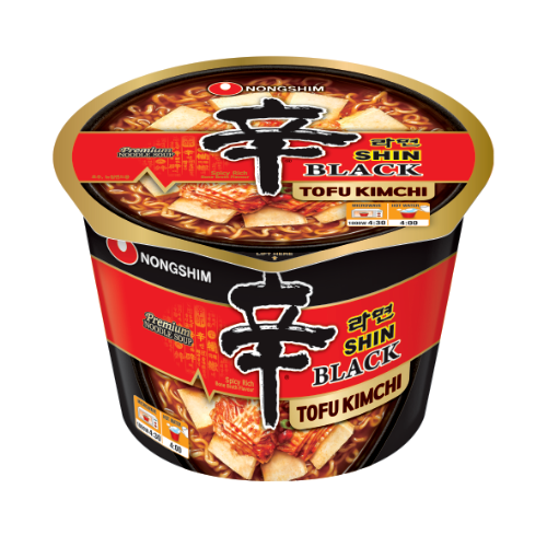 [Nongshim] Shin Ramyun Black Bowl Tofu Kimchi 94g - 12EA/CTN