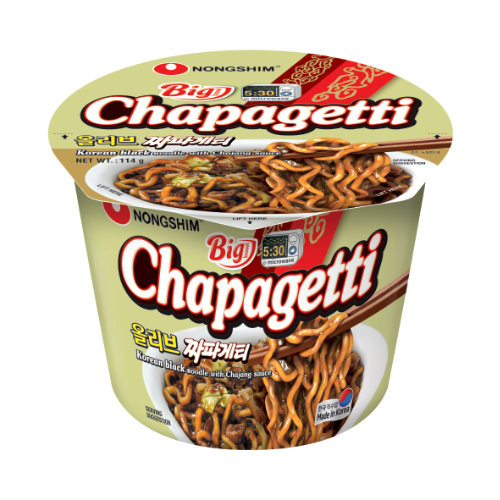 [Nongshim] Chapagetti Big Bowl Noodle 114g - 16EA/CTN