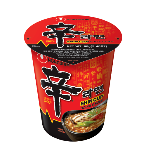 [Nongshim] Shin Cup 68g - 6EA/CTN