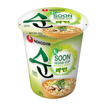 [Nongshim] Soon Veggie Cup Noodle Soup 67g - 12EA/CTN