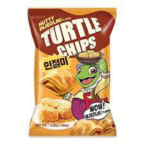 [Orion] Turtle Chips Injeolmi Flavour 160g - 12EA/CTN