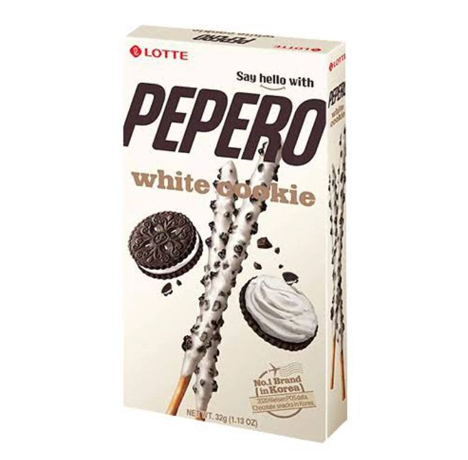 [Lotte] Pepero White Cookie 32g - 40EA/CTN