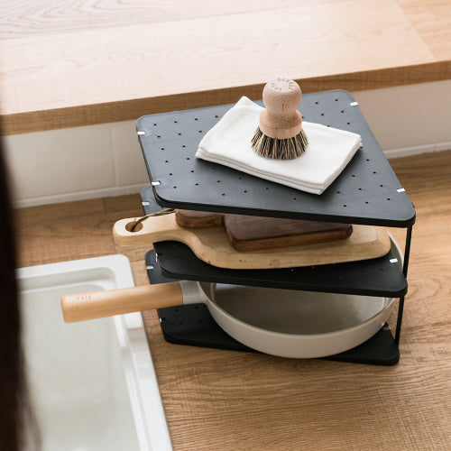 [Franco] Corner Rack (Black)