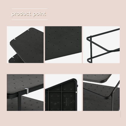 [Franco] Corner Rack (Black)