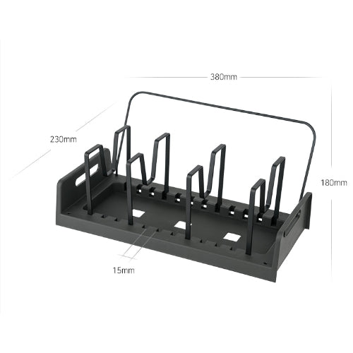 [Franco] Multi-Frying Pan Cleanup Table (Black)