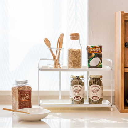 [Franco] Multi Cruets Shelf White