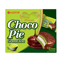 [Lotte] Choco Pie Green Tea 28g x 12pack - 8EA/CTN