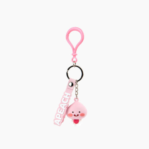 [Kakao Friends] Little Friends Initial Silicon Key Ring (Little Apeach)