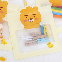 [Kakao Friends] Little Friends Zipper Bag Set Small 3pcs (Little Ryan)
