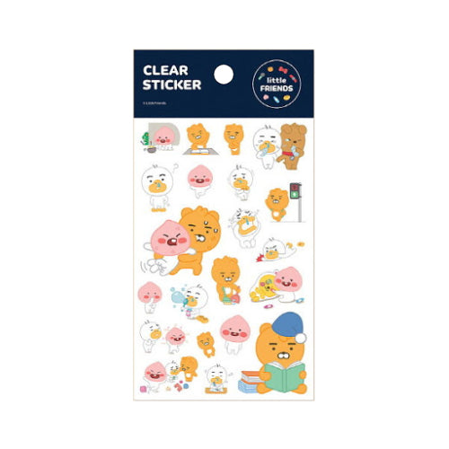 [Kakao Friends] Little Friends Transparent Sticker (A)