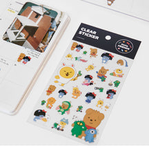 [Kakao Friends] Little Friends Transparent Sticker (B)