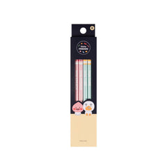 [Kakao Friends] Little Friends Pencil Set 4pcs (Little Apeach & Little Tube)