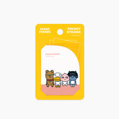 [Kakao Friends] Pocket Sticker (Pink)