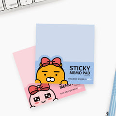 [Kakao Friends] Sticky Note Pad (Apeach-Ribbon Theme)