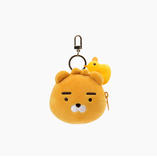 [Kakao Friends] Little Friends Doll Face Wallet Keyring (Little Ryan)