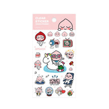 [Kakao Friends] Transparent Sticker (Apeach)