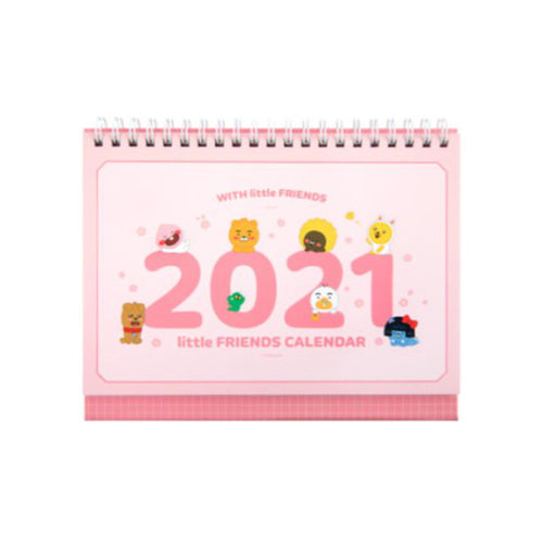 [Kakao Friends] Little Friends 2022 Small Desk Calendar (Pink)