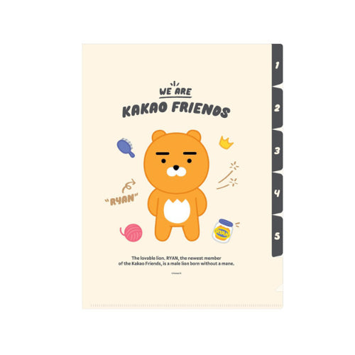 [Kakao Friends] 5 Pocket File (Ryan)