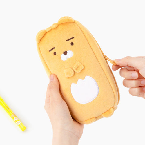 [Kakao Friends] Little Friends Vertical Doll Pencil Case (Little Ryan)