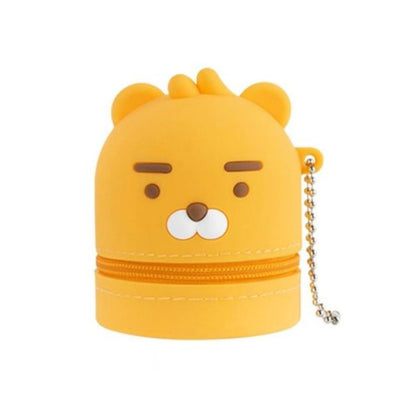 [Kakao Friends] Little Friends Silicone Keyring Pouch (Little Ryan)