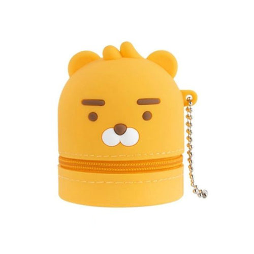 [Kakao Friends] Little Friends Silicone Keyring Pouch (Little Ryan)