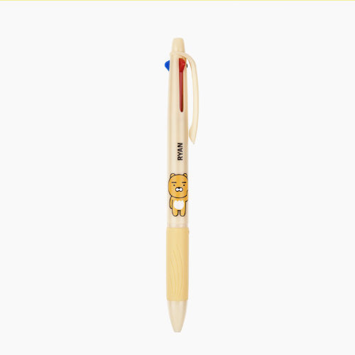 [Kakao Friends] 3 Color Ballpoint Pen (Ryan)