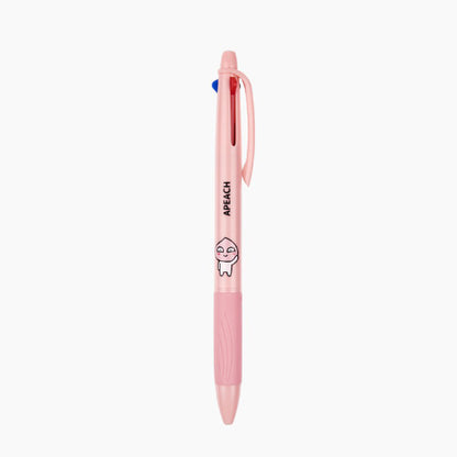 [Kakao Friends] 3 Color Ballpoint Pen (Apeach)