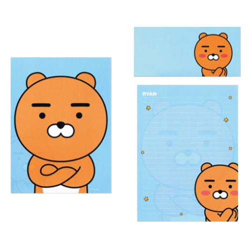 [Kakao Friends] Little Friends Basic Letter Pad Set (Little Ryan)
