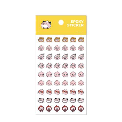 [Kakao Friends] Face Epoxy Sticker (Apeach)