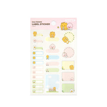 [Kakao Friends] Little Friends Label Sticker Little Friends Park