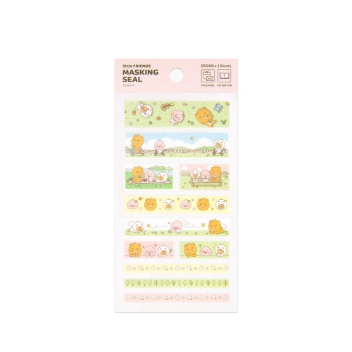 [Kakao Friends] Little Friends Masking Seal Sticker