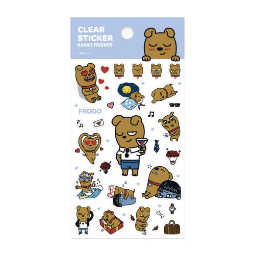 [Kakao Friends] Transparent Sticker (Frodo)