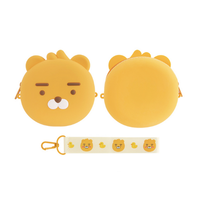 [Kakao Friends] Little Friends Silicone Face Pouch (Little Ryan)