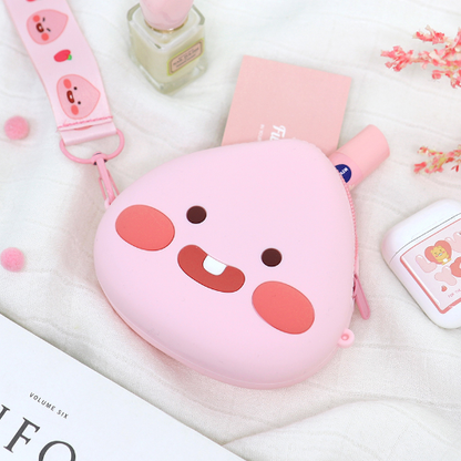 [Kakao Friends] Little Friends Silicone Face Pouch (Little Apeach)