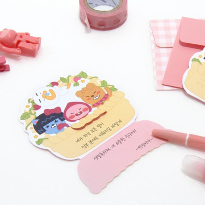 [Kakao Friends] Little Friends Mini Card Set (Pink)