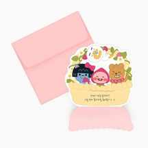 [Kakao Friends] Little Friends Mini Card Set (Pink)