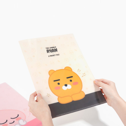 [Kakao Friends] Two Pocket File (Ryan)