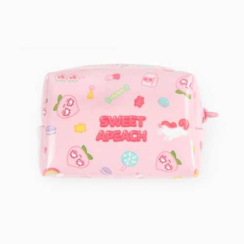[Kakao Friends] Sweet Apeach Enamel Cube Pouch S (Apeach A)