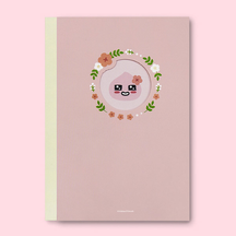 [Kakao Friends] Flower Theme Domsongchang Pad Note S (Apeach)