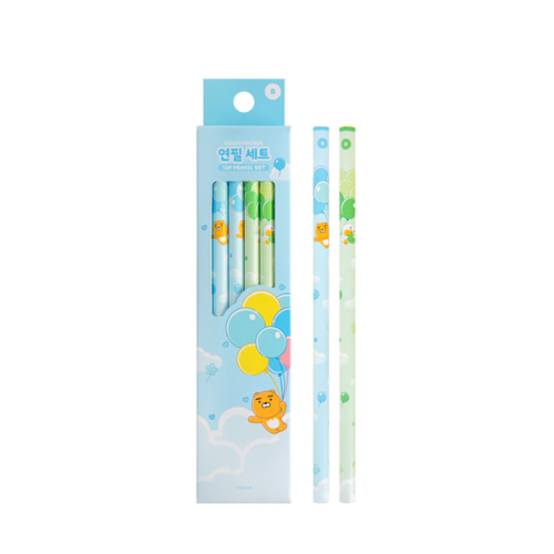 [Kakao Friends] Oh Happy Day Pencil Set 12P (Ryan & Tube)