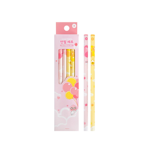[Kakao Friends] Oh Happy Day Pencil Set 12P (Apeach & Muzi)
