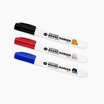 [Kakao Friends] Board Marker 3pcs Set - Black n Red n Blue