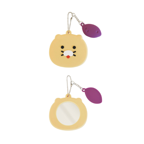[Kakao Friends] Beauty Hand Mirror Key Ring (Choonsik)