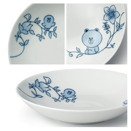 [KwangJuYo] Brown & Friends Series Round Dish 14 (Brown & Sally)