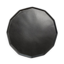 [Kwangjuyo] Modern Line MiGak Series Black 12 Sided Plat Tray