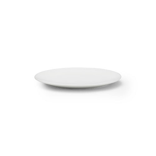 [Kwangjuyo] Modern Line Wolbaek Series White Circle Flat Plate 17