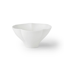 [Kwangjuyo] Modern Line Wolbaek Series White Oriental Melon Shaped Point Bowl 15