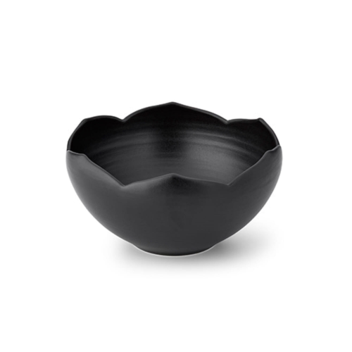 [Kwangjuyo] Modern Line Lotus Flower Series Ink Black Bowl 16