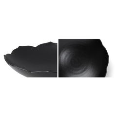 [KwangJuYo] Modern Line Lotus Flower Series Ink Black Concave Dish 20